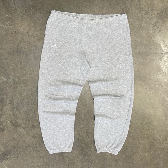 Vintage Adidas Tapered Fleece Sweatpants Y2K - Picture 1 of 9